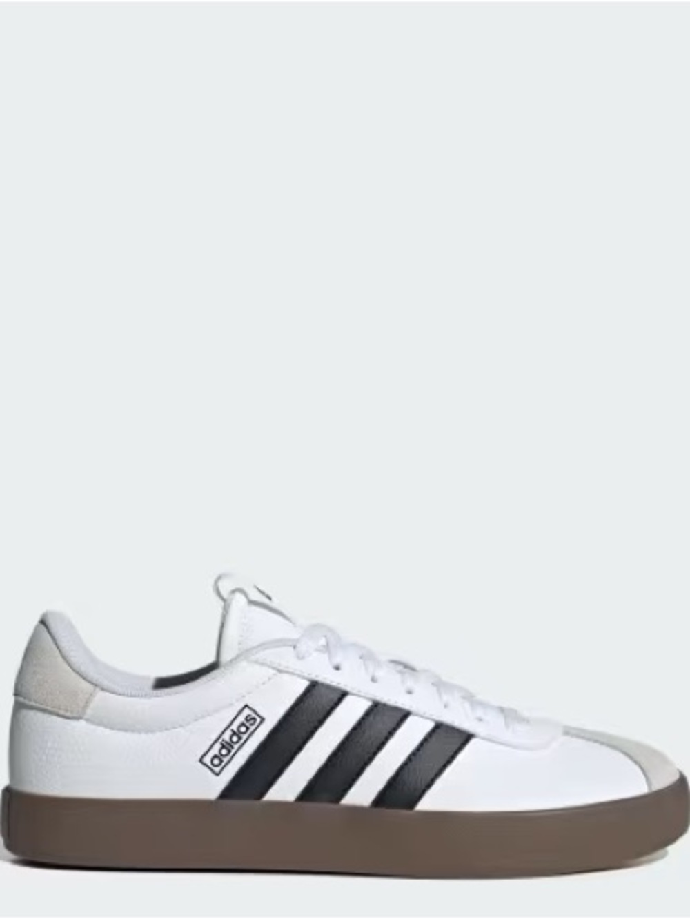 Men’s Adidas VL Court 3.0 black white grey sole worn once size 13